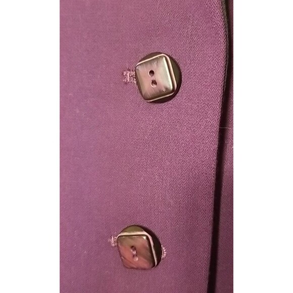 Herbert Grossman Cynthia Sobel Blazer Wool Blend 16 Purple NWT Vintage - Picture 2 of 14